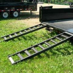 96" (8 ft) Slide-In Gooseneck Trailer Ramps Ramps Nationwide Trailers Parts Store 