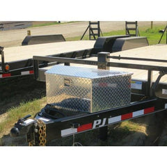 Bumperpull Large A-Frame Trailer Toolbox - Aluminum Tool Boxes Nationwide Trailers Parts Store 