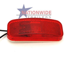 Clearance Light, Rectangular, 4" Red Lights & Electrical Nationwide Trailers Parts Store 
