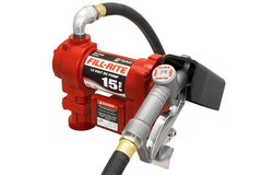 Fill-Rite 12 Volt DC Pump with Hose and Manual Nozzle Trailer Safety, Security, & Accessories Nationwide Trailers Parts Store 