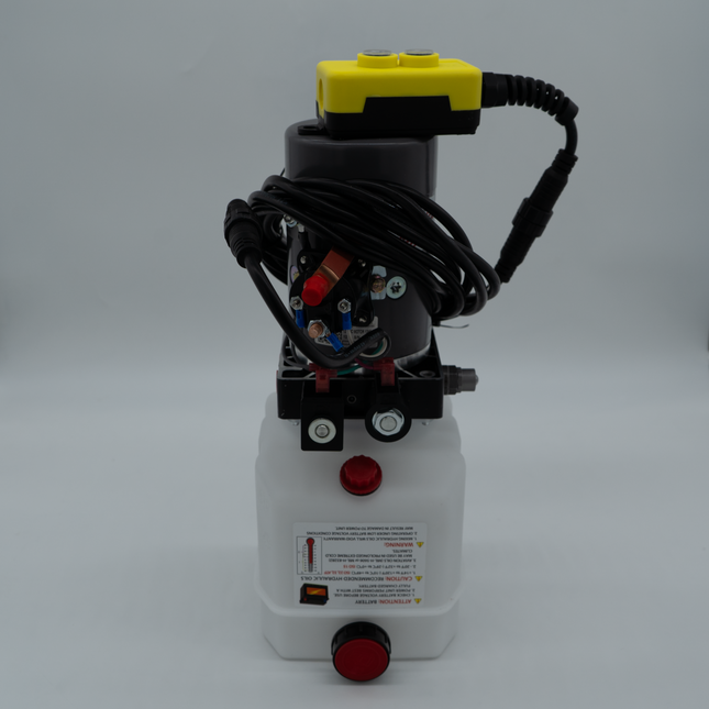 KTI Hydraulics 12V Double Action Pump 3 Quart