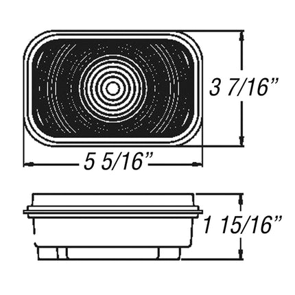 Optronics ST33RB Tail Light Diagram