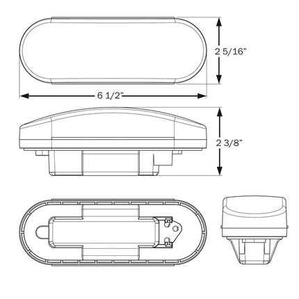 Optronics ST70RB Tail Light Diagram