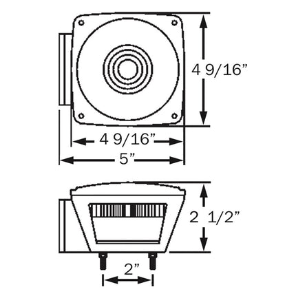 Optronics ST9RB Universal Mount Tail Light (M440) Diagram