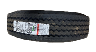 235/75R17.5 18-Ply Provider on Black Solid Wheel