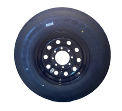 Provider ST235/85R16 Radial Tire w/  Black Mod Wheel - 8 on 6-1/2 - Load Range G