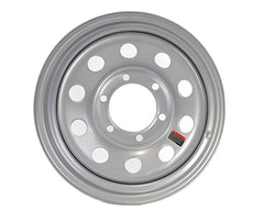 15" Wheel, Silver Modular, 6 on 5.5" Wheels & Fenders Nationwide Trailers Parts Store 