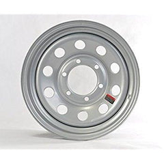 16" Wheel, Silver Modular, 6 on 5.5" Wheels & Fenders Nationwide Trailers Parts Store 