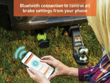 ECHO MOBILE TRAILER BRAKE CONTROLLER, 7-WAY, BLUETOOTH® SMARTPHONE CONNECTION #51180