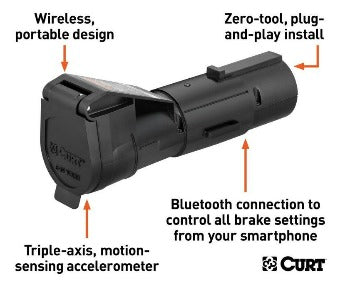 ECHO MOBILE TRAILER BRAKE CONTROLLER, 7-WAY, BLUETOOTH® SMARTPHONE CONNECTION #51180