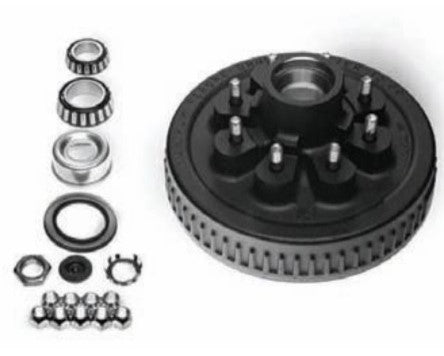 HUB & DRUM KIT - 7K - 8 on 6.5" bolt pattern 1/2" stud