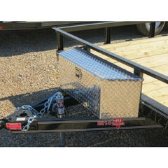 Bumperpull Small A-Frame Trailer Toolbox - Aluminum Tool Boxes Nationwide Trailers Parts Store 