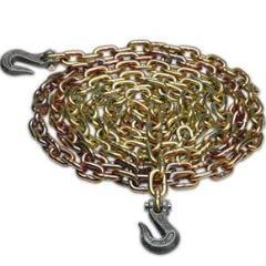 Chain w/ Grab Hooks 3/8" x 20' - USA Made Cargo Control Nationwide Trailers Parts Store 