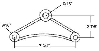 Equalizer, 3.5K Double-Eye, 7-3/4" Suspension Nationwide Trailers Parts Store 