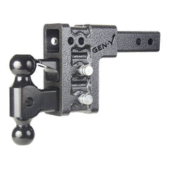Gen-Y Adjustable Hitch w/ Dual Ball & Pintle, 5" Drop/Rise, 16K Hitches & Towing (FS) Nationwide Trailers Parts Store 