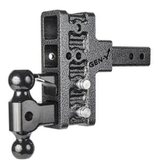 Gen-Y Adjustable Offset Hitch w/ Dual Ball & Pintle, 5" Drop/2-1/2” Rise, 16K Hitches & Towing (FS) Nationwide Trailers Parts Store 