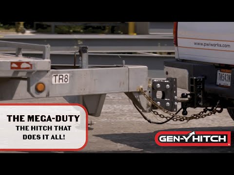 9" Drop/Rise, Gen-Y Adjustable Offset Hitch w/ Dual Ball & Pintle, 16K