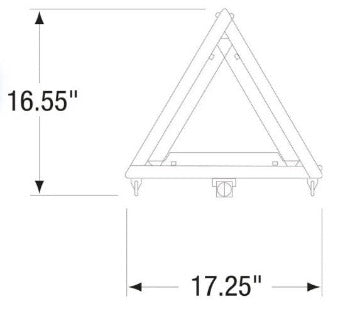 SATE-LITE Early-Warning Triangle Triple Kit