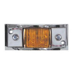 LED Clearance Light, Chrome Plated, Amber Lights & Electrical Nationwide Trailers Parts Store 