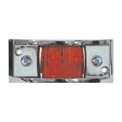 LED Clearance Light, Chrome Plated, Red Lights & Electrical Nationwide Trailers Parts Store 
