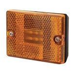 LED Clearance Light w/ Reflector, Square, Amber Lights & Electrical Nationwide Trailers Parts Store 