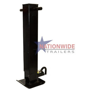 Pro Series Sidewind Jack w/ Dropleg, 12K (Gooseneck, Side-pin) Trailer Jacks Nationwide Trailers Parts Store 