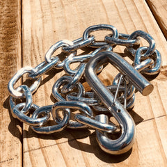 Safety Chain w/ "S" Hook - 5/16" x 30" Trailer Safety, Security, & Accessories Nationwide Trailers Parts Store 