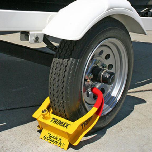 Wheel Chock Lock Trailer Safety, Security, & Accessories Nationwide Trailers Parts Store 